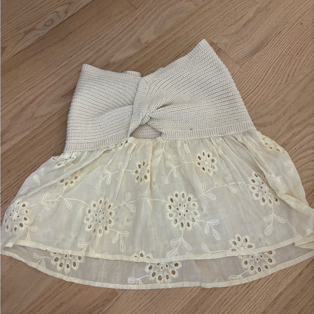Micah Cream Knitt Top